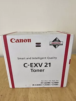 Canon C-EXV 21 Printer Toner NEW Genuine C2380 C2880 C3080 C3380 C3580 Magenta • £30