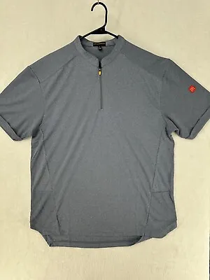 McDonalds Apparel Collection Mens Polo Shirt Employee Uniform 1/4 Zip Large NEW • $11.19