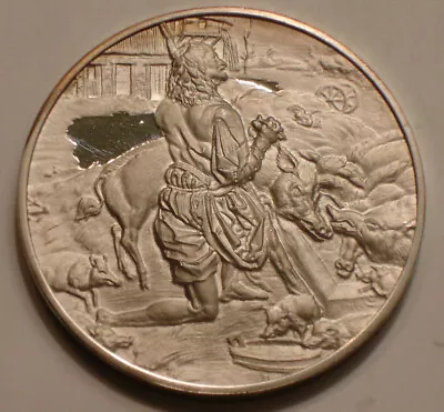 $48 • Buy German MASTER WORK Of ALBRECHT DURER 1.23 Oz .925 Fine SILVER MEDAL Gem BU
