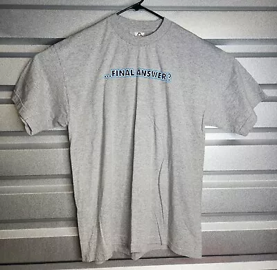 Vintage 90’s Final Answer? Jesus My Answer And Lifeline Gray Shirt Size XL  • $20