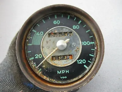 Porsche 356 Speedometer VDO 120 MPH        #102  C#G106 • $150