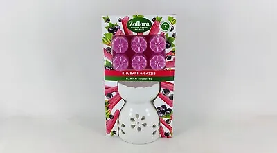 Zoflora Scented Wax Melts With Oil Burner --Rhubarb & Cassis-- 100% Genuine • £6.99