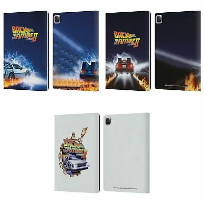 OFFICIAL BACK TO THE FUTURE II KEY ART LEATHER BOOK WALLET CASE FOR APPLE IPAD • £24.95