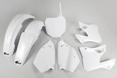 UFO Complete Plastics Kit White For Yamaha YZ250 2-Stroke/YZ125 2000-2001 • $121.15