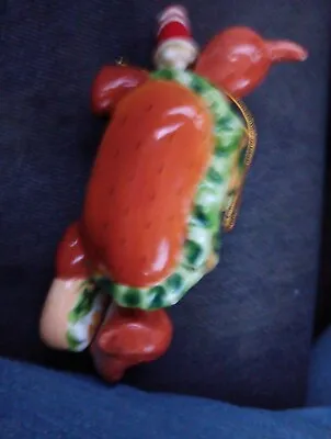 Dachshund In A Bun With Moving Parts Christmas Ornament  New Without Tag • $12