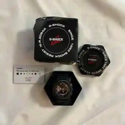 Casio G-Shock Analog/Digital Watch Resin GA110RG-1A WR20Bar Black/Rose Gold • $99.95