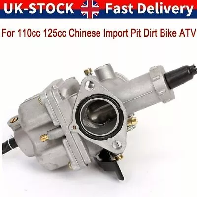 For 110cc 125cc Chinese Import Pit Dirt Bike ATV 26mm PZ26 Carburetor Carb Part • £10.35