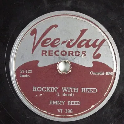 $8 • Buy Blues 78 JIMMY REED Rockin' With Reed VEE-JAY VJ-186 HEAR 646