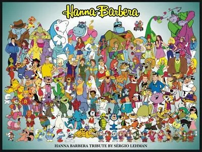 80's Vintage Eighties Video Poster HANNA BARBERA Poster 1 (20x30) • $20