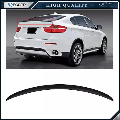 Fits 2015 2016 2017 BMW X6 F16 Real Carbon Fiber Rear Trunk Spoiler Wing • $78.80