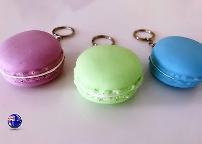 $14.25 • Buy 2x Slow Rising Macaroon Macaron Keyring Squeeze Toy Strap Novelty Gift