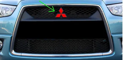 EMBLEM OVERLAY Vinyl Decal Sticker Mitsubishi Lancer Eclipse Front/rear  • $9.99