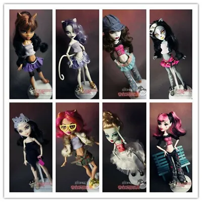 10Pcs/lot Fashion Doll's Dress Clothes For Original Monster High Dolls • $11.99