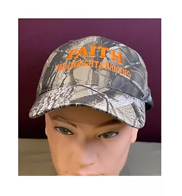 Realtree Camouflage  Faith Millwright & Rigging  Hook/loop Back Cap/hat • $14.99