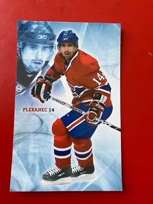 2007-08 MONTREAL CANADIENS POSTCARD - Tomas Plekanec • $1.46