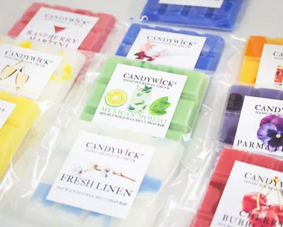Candywick® Wax Melts Snap Bars - Free UK Delivery Max Scented Soy Tarts • £2.57