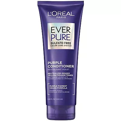 L’Oreal Paris Sulfate Free Brass Toning Purple Conditioner For Blonde Bleached • $10.02
