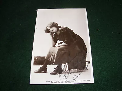 Postcard Edwardian Actress Kitty Colyer Hand Signed Autograph Campbell Gray Rp • £4.99