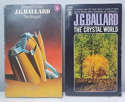 Lot Of 2  JG Ballard Books: The Drought The Crystal World Vintage Paperbacks • $20
