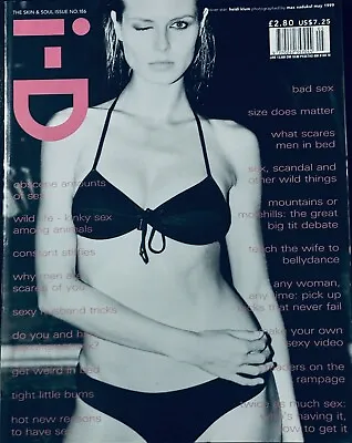 Uk Fashion I-d Id Magazine Lifestyle #186 May 1999 Heidi Klum • $29.99