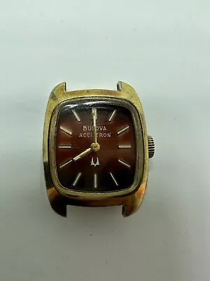 Bulova Accutron Project Ladies Quartz Gold Tone Watch 2210 Movement Vintage • $36.41