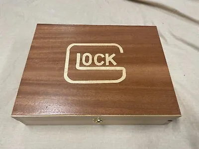 Hand Crafted Glock Solid Wood Storage Boxes Gun Case Display Box Maple • $60