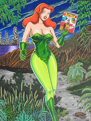 Poison Ivy  Original Art 15X20 Color Pencil (Batman) On Bristol Board • $685.25