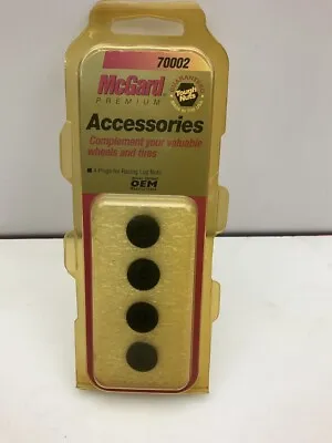 McGard 70002 Black Nylon Replacement Lug Nut Plug Caps Set Of 4 • $8.95