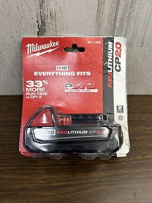 Milwaukee M18 REDLITHIUM 2.0 Compact Battery Pack 48-11-1820 • $42.95
