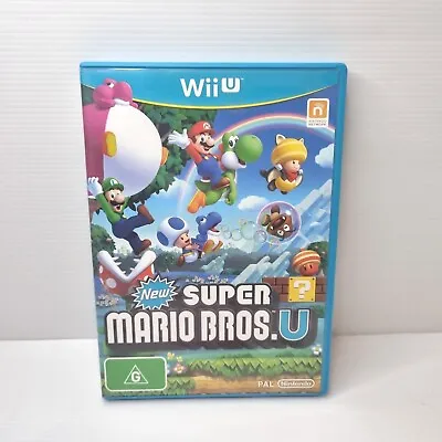 New Super Mario Bros U - Nintendo Wii U PAL Game • $24.90