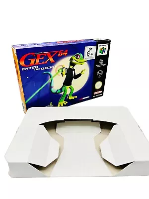 Gex 64 Enter The Gekko - BOX & INSERT Only - N64 Nintendo 64 *NO GAME* - READ • $59