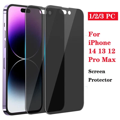$8.57 • Buy 3 PACK For IPhone 14 13 12 Mini 11 Pro Max XR Screen Protector Anti-Spy Privacy