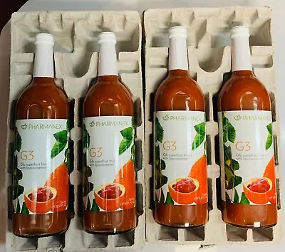 Nu Skin Nuskin Pharmanex G3 Juice 4 Bottles. Boxed/Sealed 05/24  08/24 • $119.95