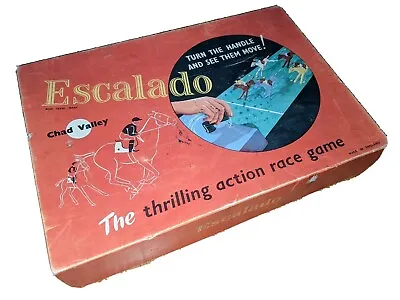 £0.99 • Buy Vintage 50/60's Escalado Horse Racing Game By Chad Valley