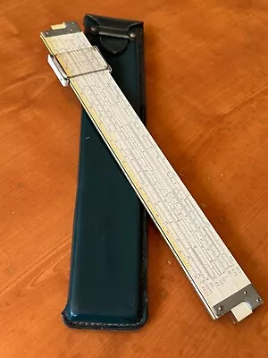 Slide Rule Log Log Duplex Vector 4083-3 Keuffel And Essex 1947 Green Case USA • £23.74