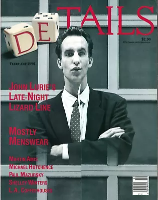 Details Magazine February 1990 John Lurie Michael Hutchence INXS Blues Traveler • $21.84