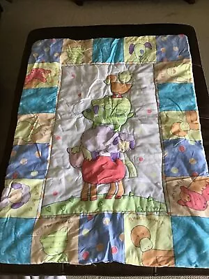 Baby Blanket Farm Animal Quilted Wall Hanging Nursery Bedding Cathy Heck • $25