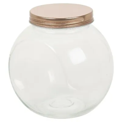 £6.99 • Buy 1.6L Hermetic Glass Candy Cookie Chocolate Jar Decorative Sweet Container Lid