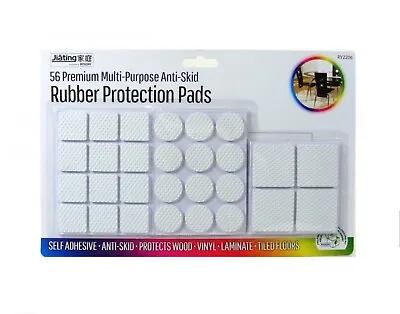 £2.88 • Buy Non Slip Rubber Pads & Felt Pads Floor Protector Furniture Feet Self Adhesive UK