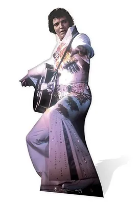 Elvis Presley The King White Jump Suit Cardboard Cutout-155cm Tall-At Your Party • $49.79