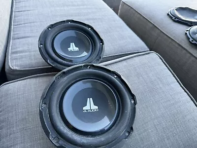 Pair Of JL Audio 8W1v3-4 W1v3 8-inch Subwoofer Driver - Black W1 Sub Subwoofer • $250