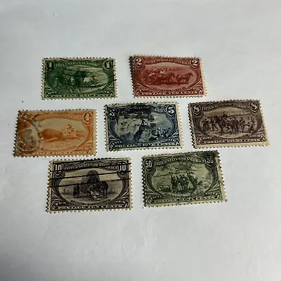 $174.99 • Buy Old US Stamps 1898 Trans Mississippi Expo To 50 Cent (Lot 19HZ File79)