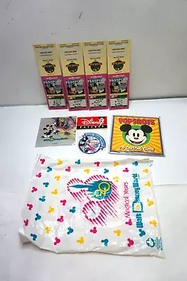 Walt Disney World 4 Day Passport 1992 3 Parks 4 Tickets 20th Anniversary Patch • $24.99