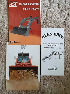 $10 • Buy Tractor Front End Loader Sales Brochures. 3 Vintage Brochures.