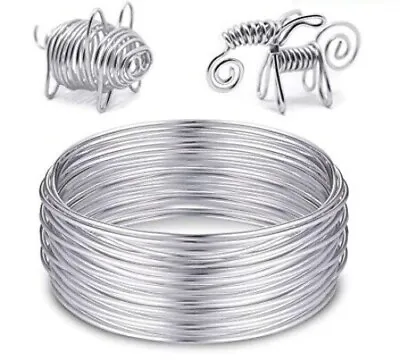 £3.40 • Buy Aluminium Craft Beading Wire Jewellery Making 0.56mm To 4.55mm Sculpting Clays