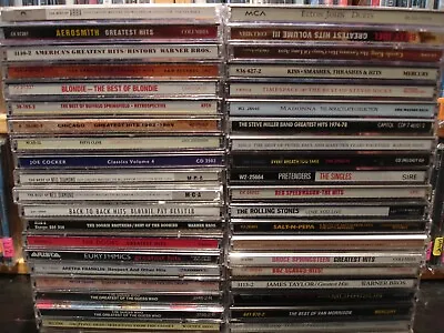 You Pick Greatest Hits /Best Of Classic Rock CD's FREE Shipping Buy More & Save • $7