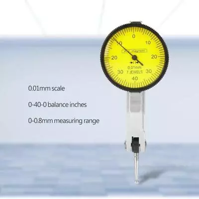 Portable Magnetic Base Stand With Yellow-face Dial Test Indicator Gauge • $21.61