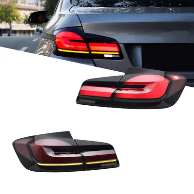 LED G38 Tail Lights For BMW 5 Series F10 F18 2011-2016 Sequential Rear Lamps • $319.99