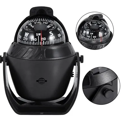 Pivoting Sea Marine Compass With Mount For Boat Caravan Truck Car Navigation • $17.99