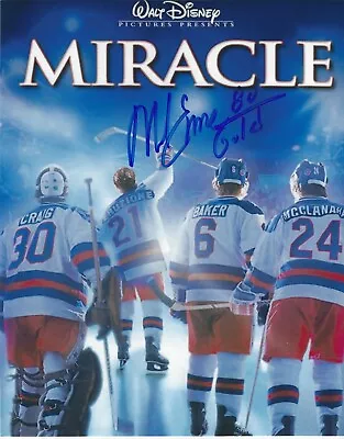 MIKE ERUZIONE Signed 8.5 X 11 Photo Signed REPRINT Hockey USA Olympics FREE SHIP • $16.99